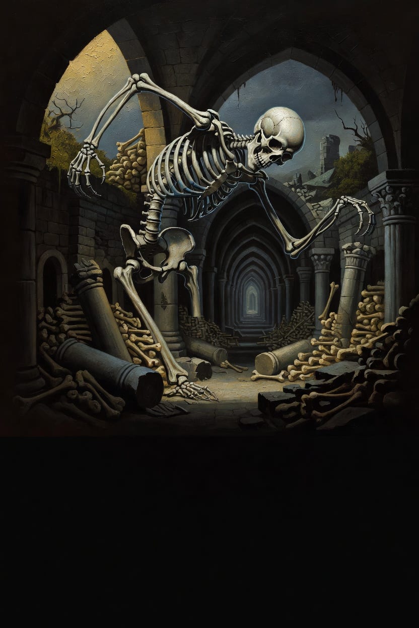 c1148 Twisted Skeleton
