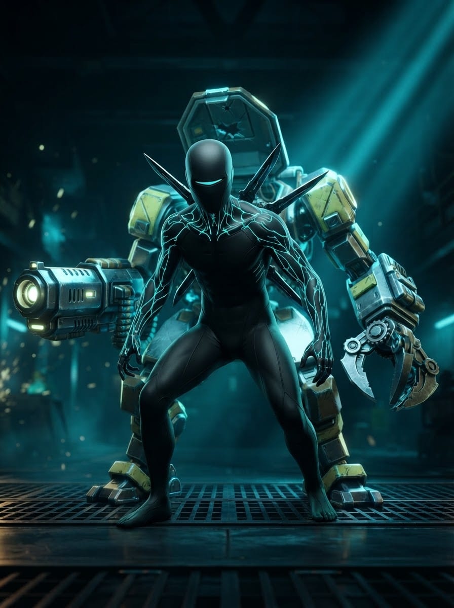 A bioluminescent ghost operative