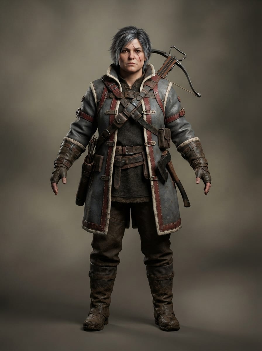 A scarred veteran tracker