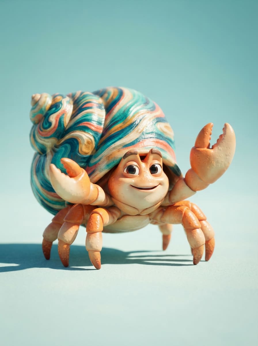 Chunky tidal crab