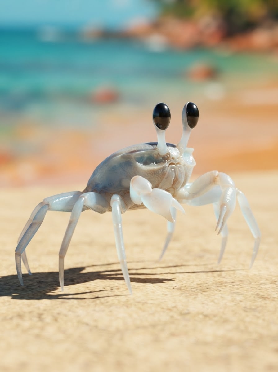 Slender ghost crab