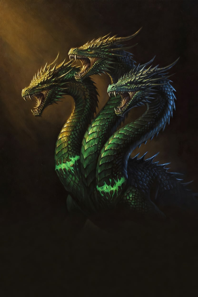 c1595 Three Headed Hydra