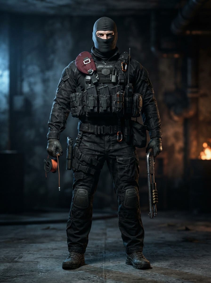 British SAS breacher
