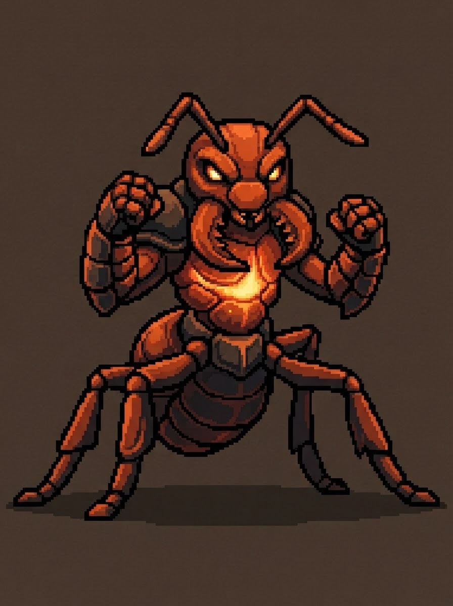Red soldier ant — new