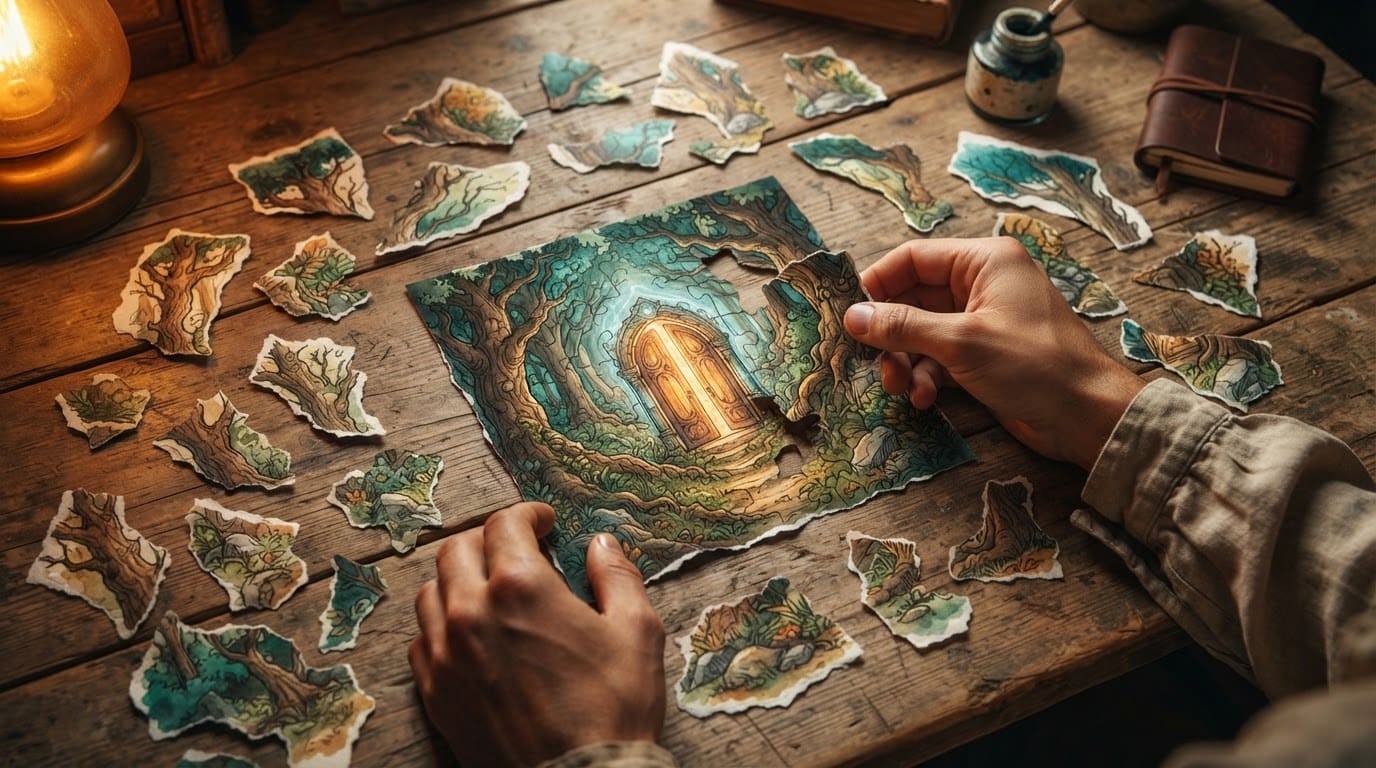 Reorganize fragmentos espalhados