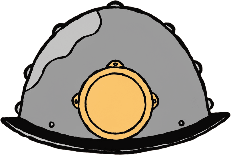 Devil Miner Helmet With Lamp