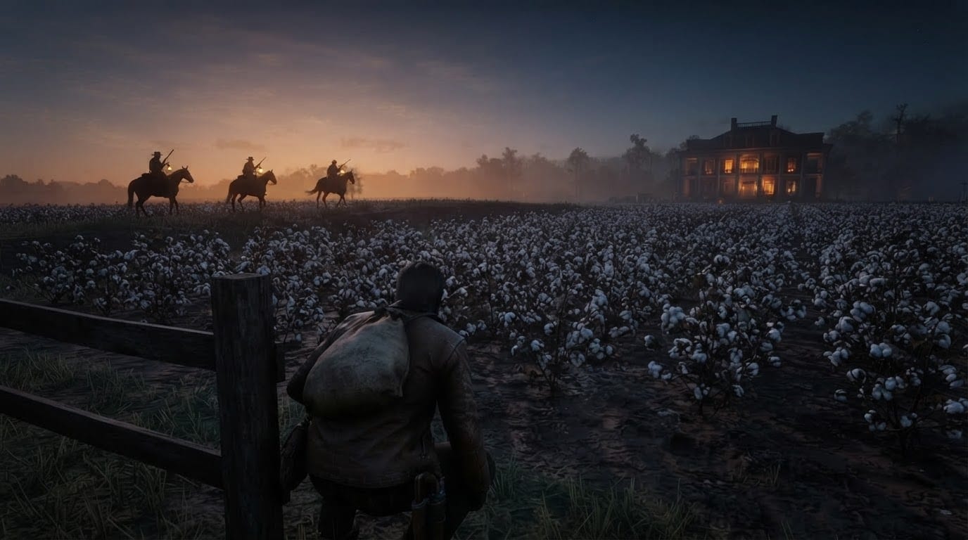 Alabama's Black Belt at dusk