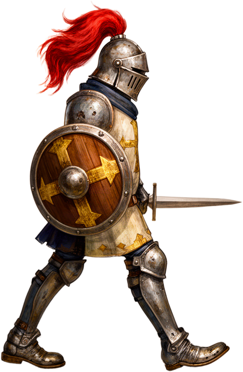 Painted Striding Knight