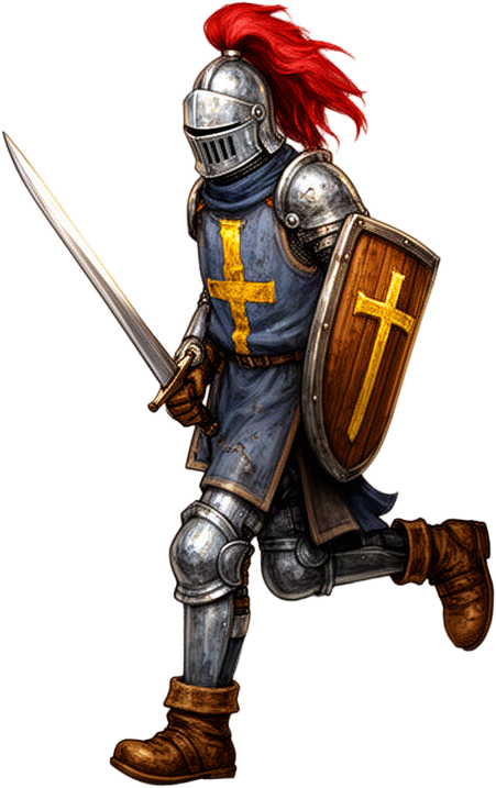 Armored Knight Midstride
