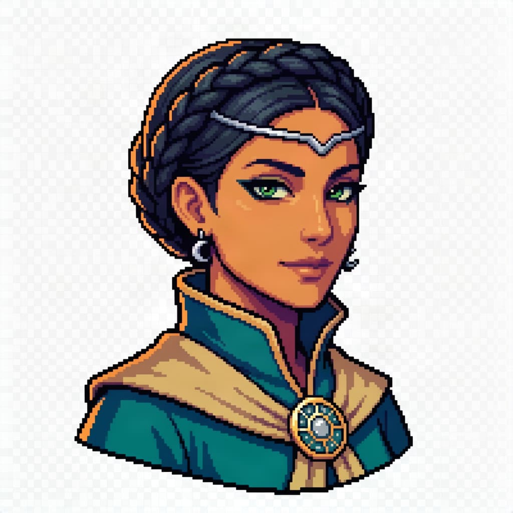 Pixel Art Character Portrait