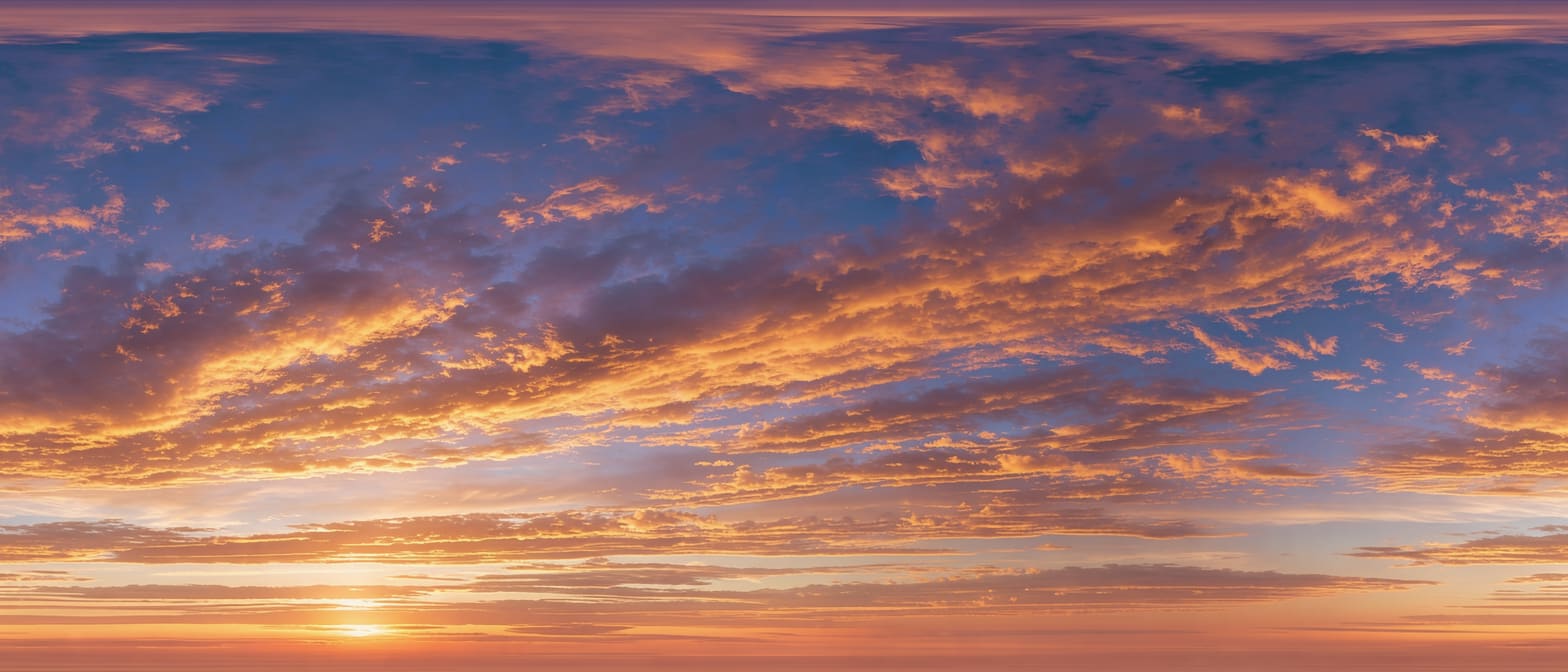 Painted Sunset Sky