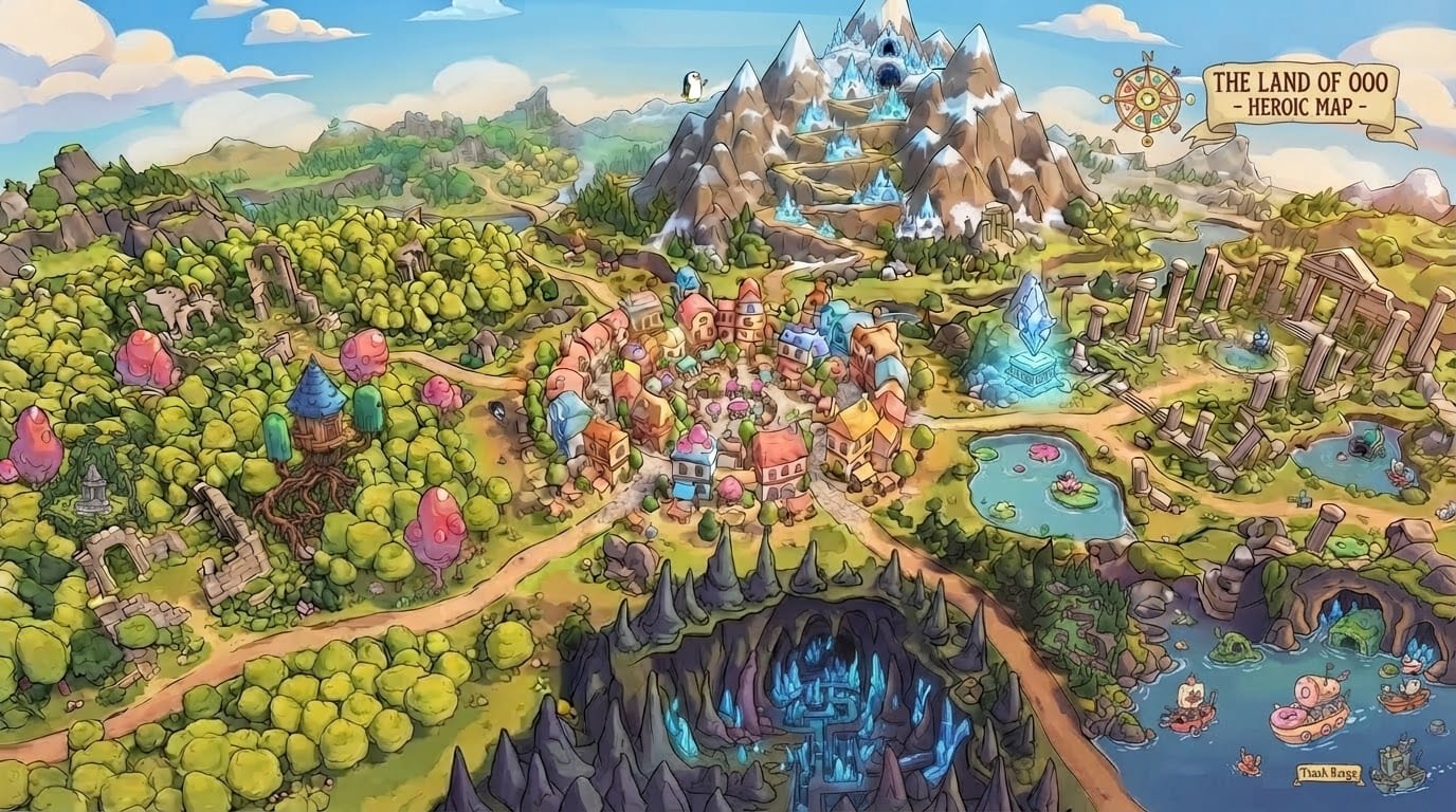 Whimsical candy-color kingdom