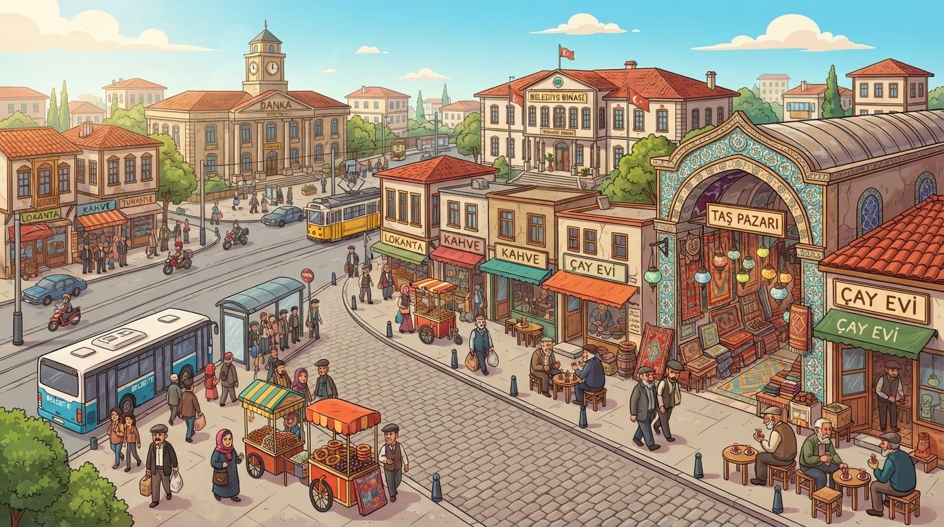 Canlı şehir merkezi - Free 2D Game Art