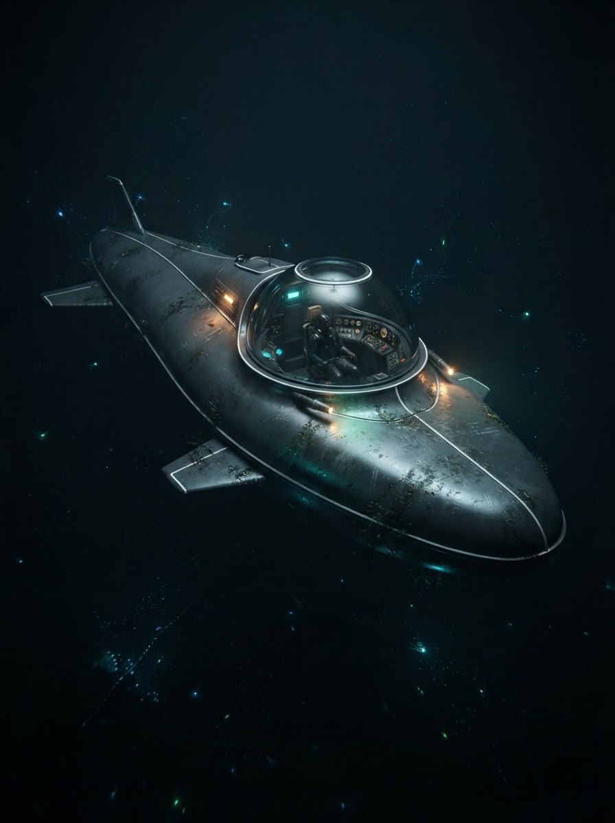 The stealth glass-hull explorer