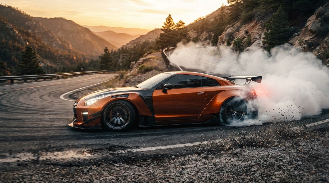 Drift every sharp corner