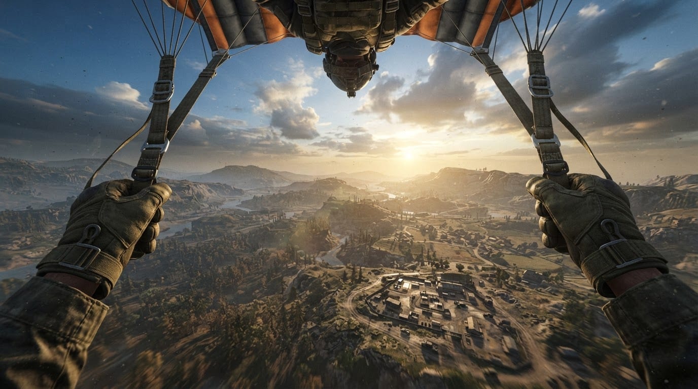 Parachute into the battle zone