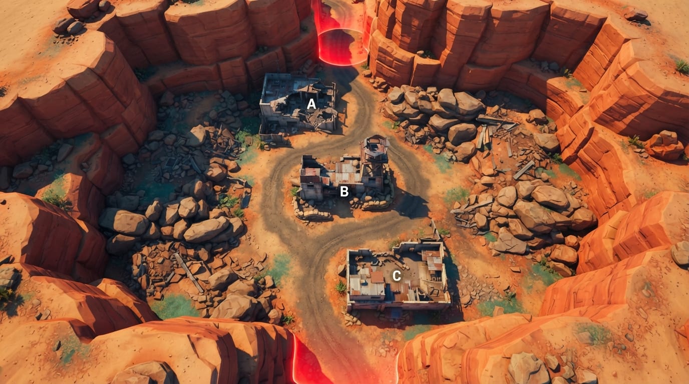 Desert canyon outpost