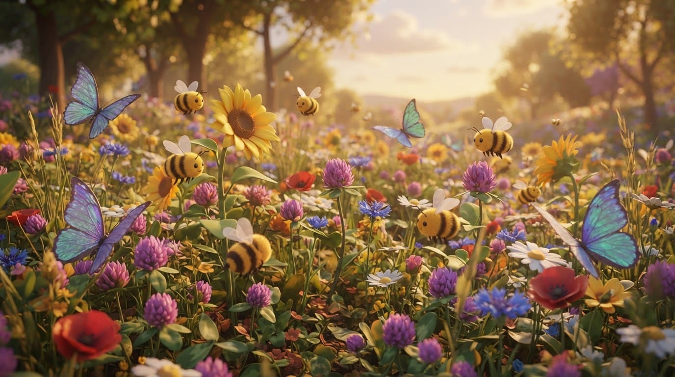 Atrae mariposas y abejas