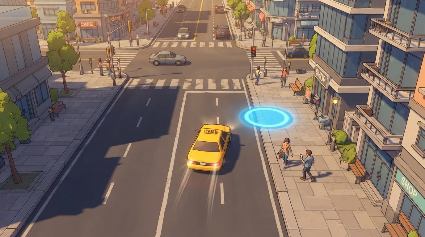 Attraper des passagers en urgence