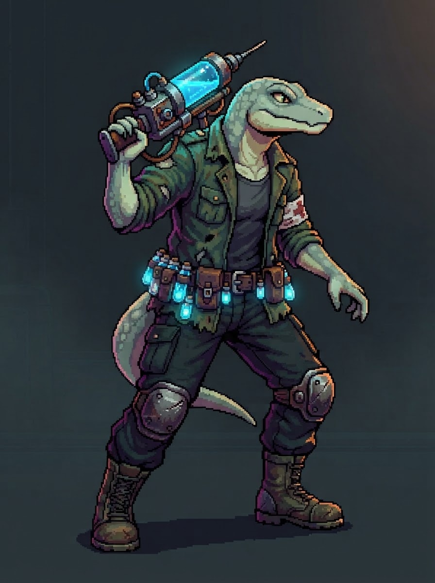 The rogue combat medic lizard