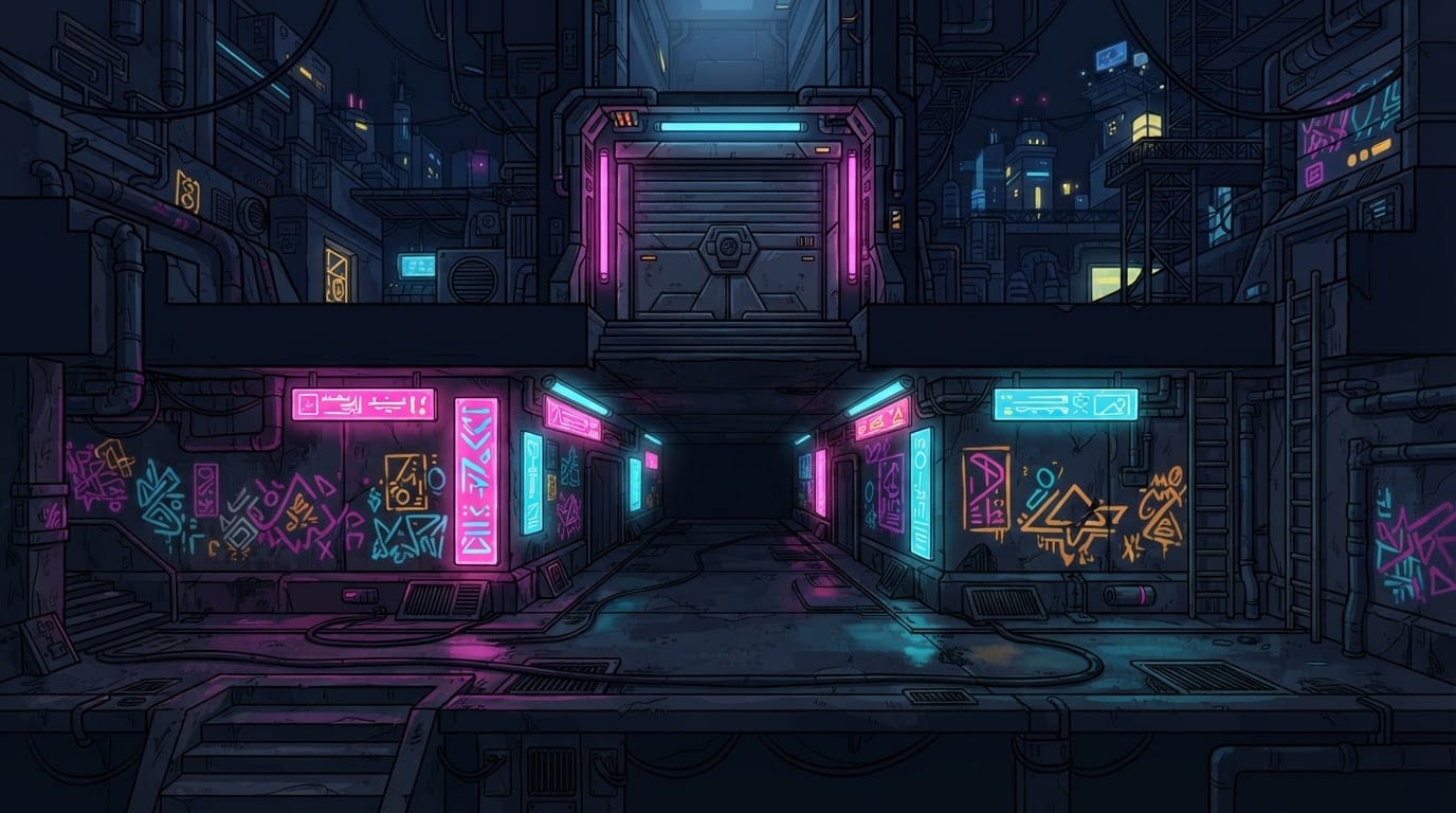 霓虹地下城市