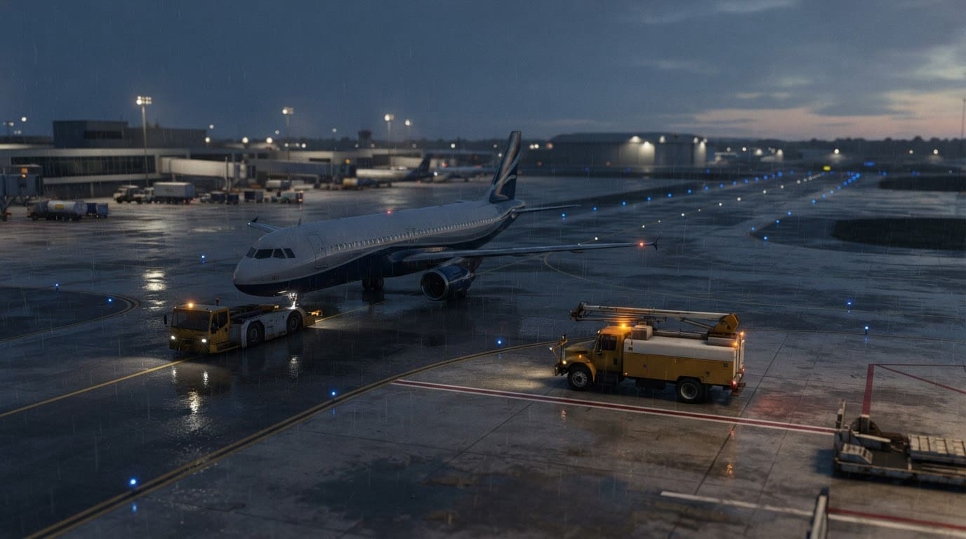 Active taxiway holdover position