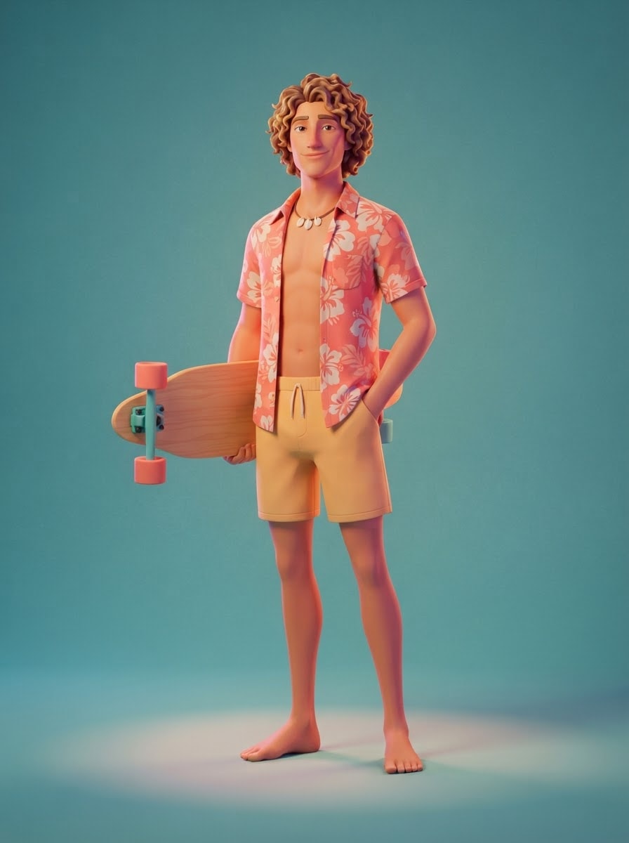 O surfista descolado