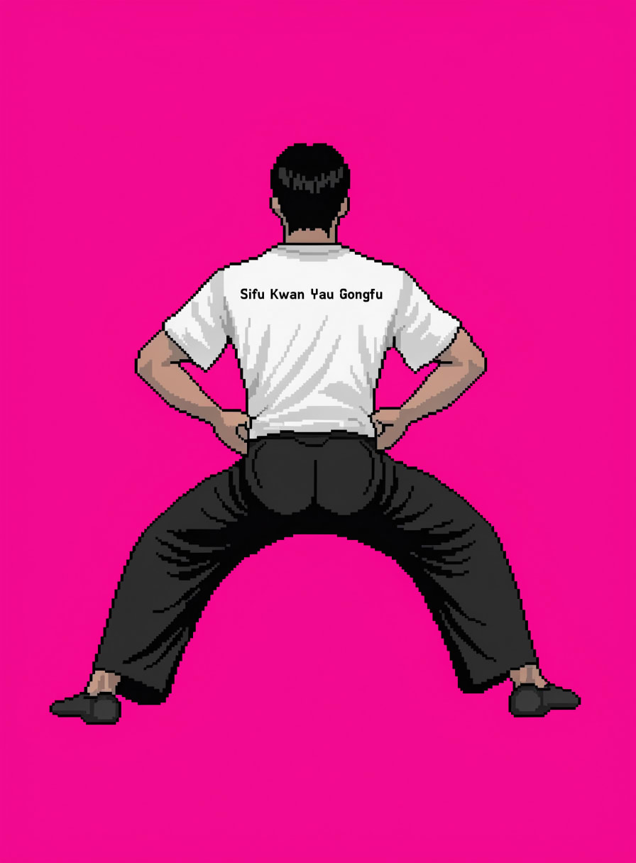 Student back stance