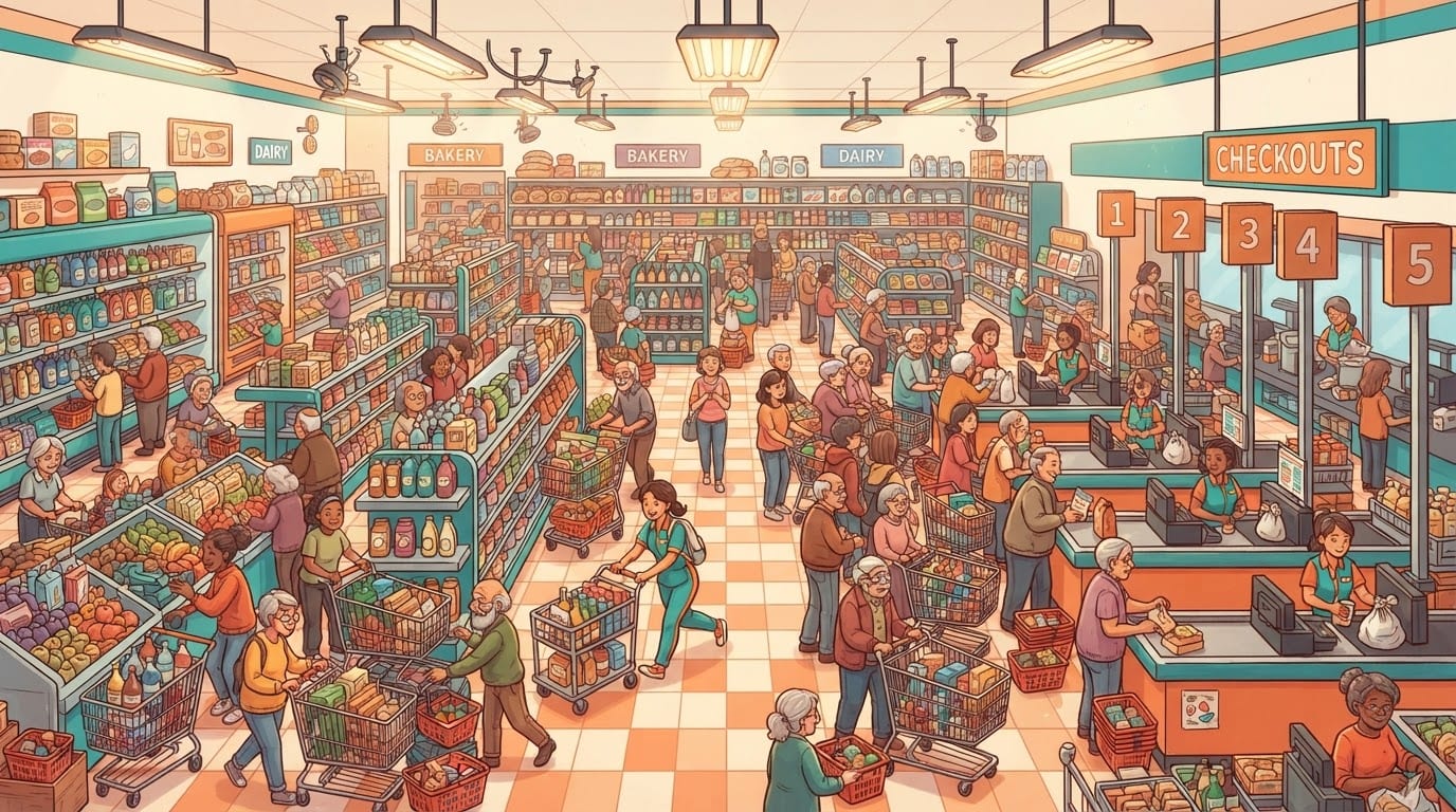 Serve the midday rush