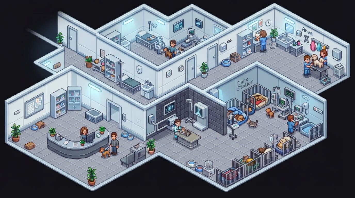 Moderne Tierklinik