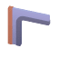 Wall Doorway Square Wide Curved