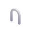Window White Round Top