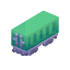 Train Carriage Container Green
