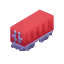 Train Carriage Container Red
