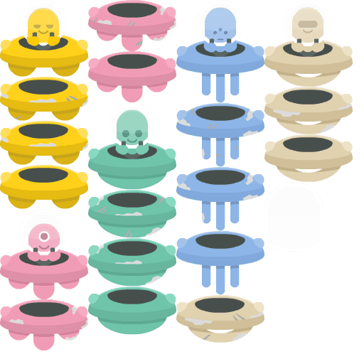 Spritesheet Spaceships