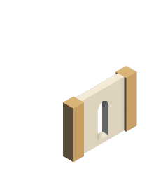 Wood Window Round Long 01 1