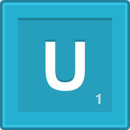 Letter U