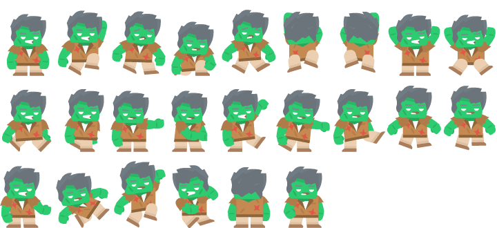 Zombie Tilesheet