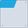 Metal Panel Blue Corner