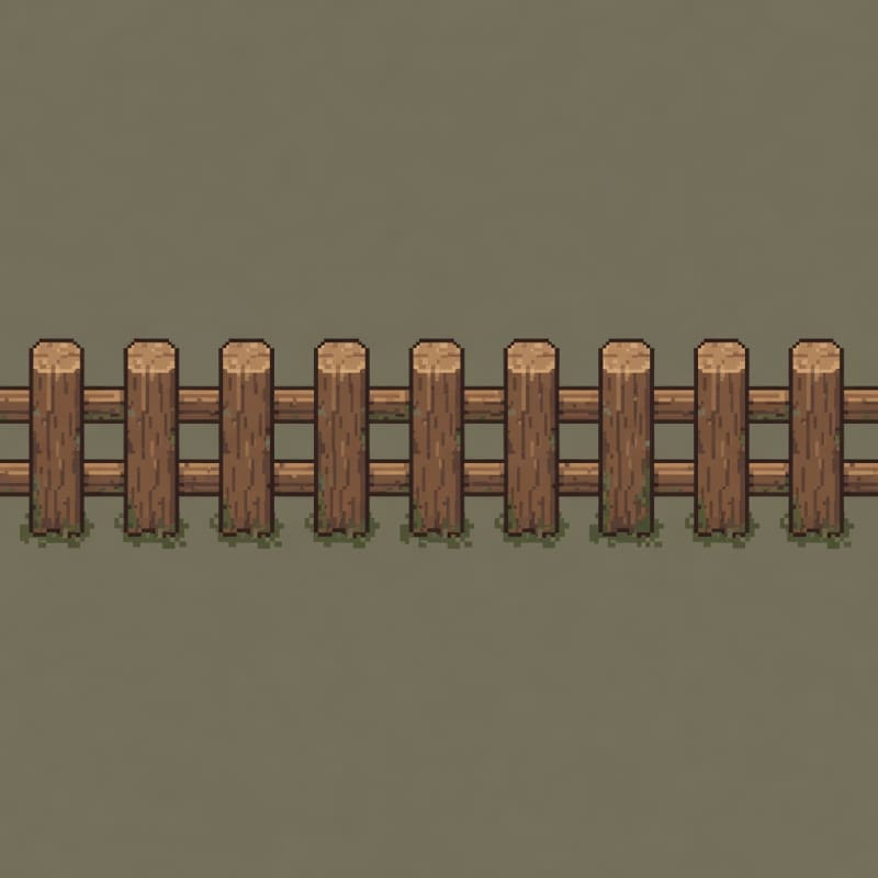 Wood Fence Tile