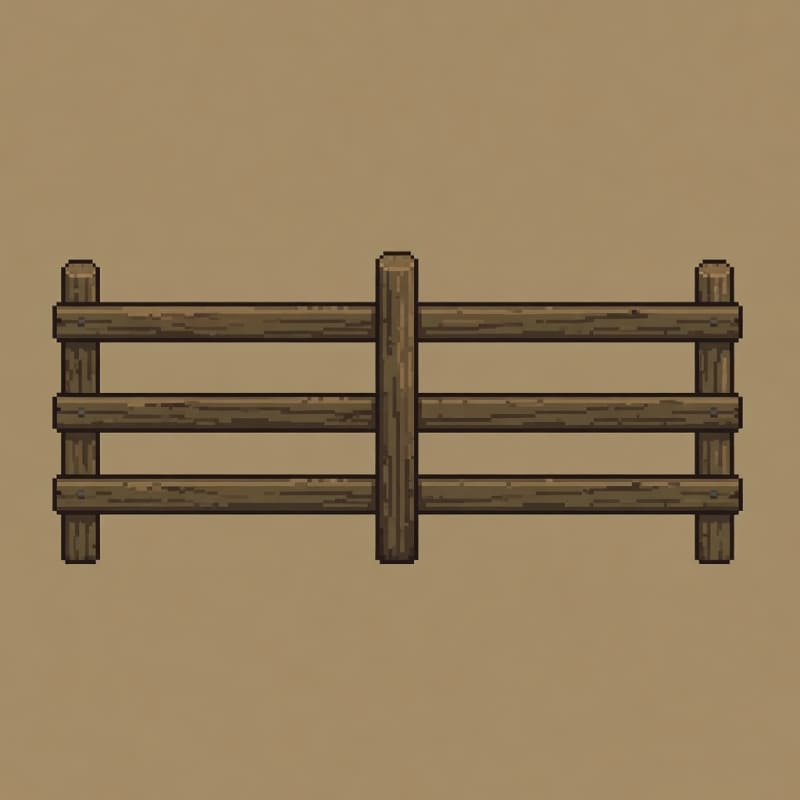 Wooden Fence (1 / 2)