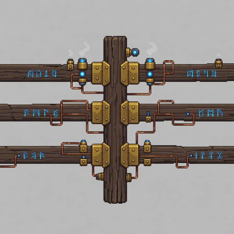Cyberpunk Fantasy Fence (2 / 2)