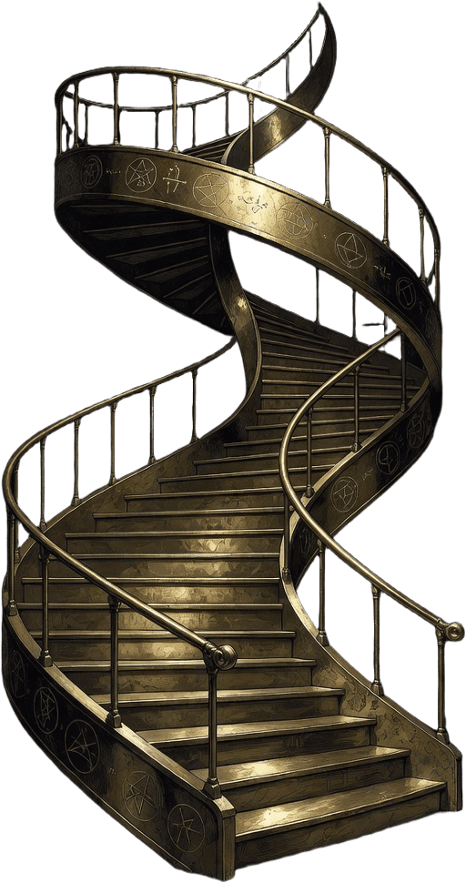 Observatory Stair Artwork Card