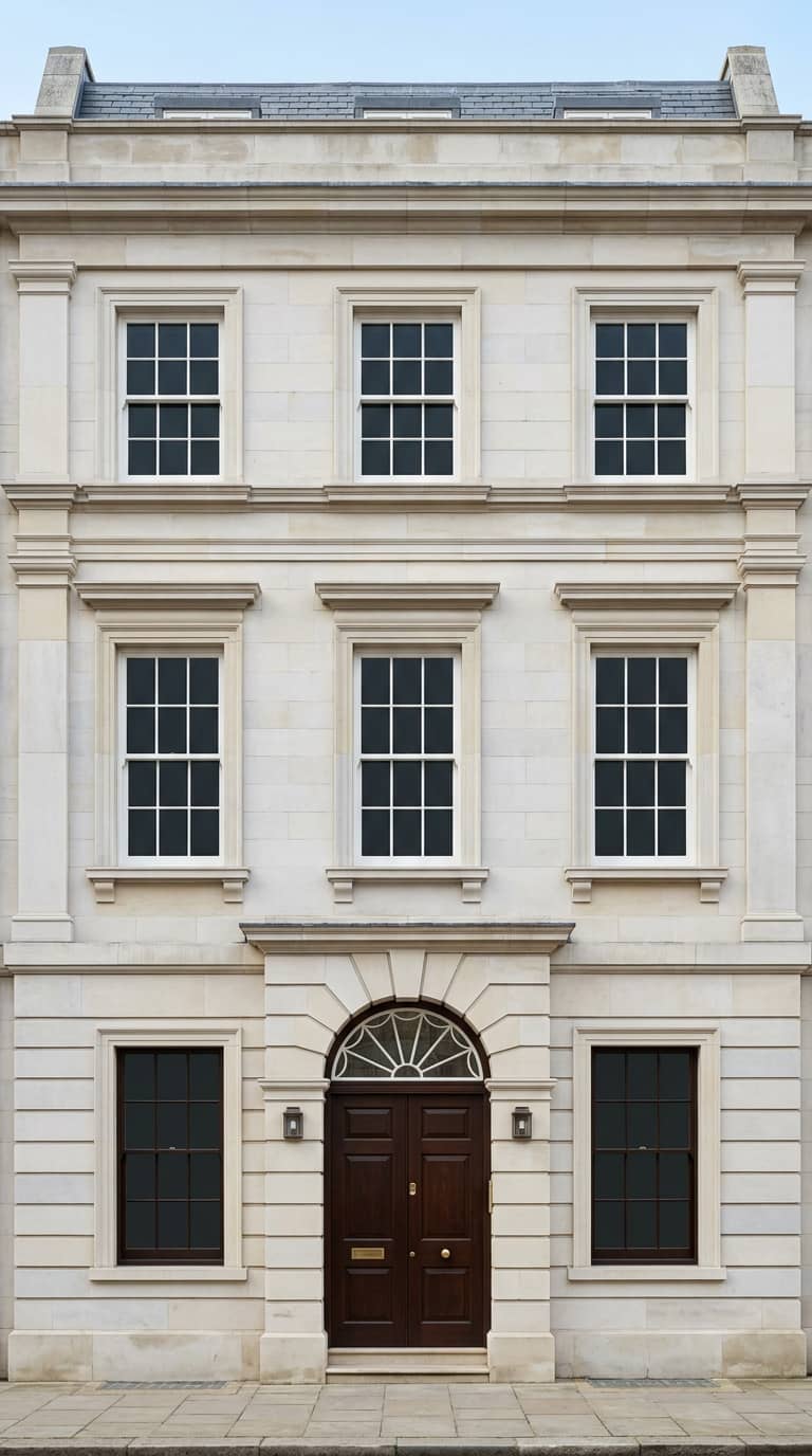 Bright Building Facade Door Windows (1 / 2)