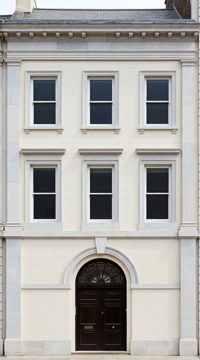 Bright Building Facade Door Windows (2 / 2)