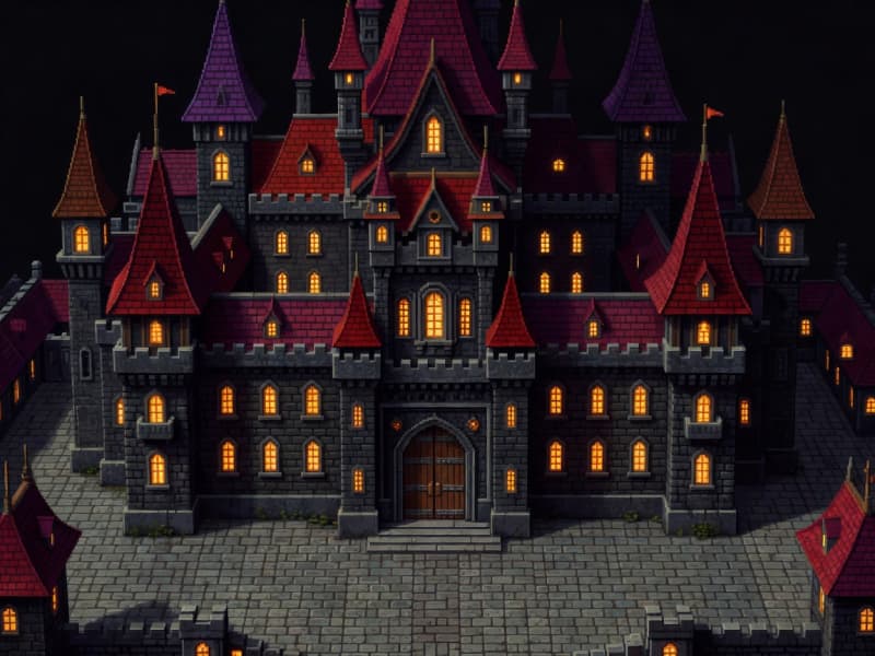 Avengard Castle - pixel art hub
