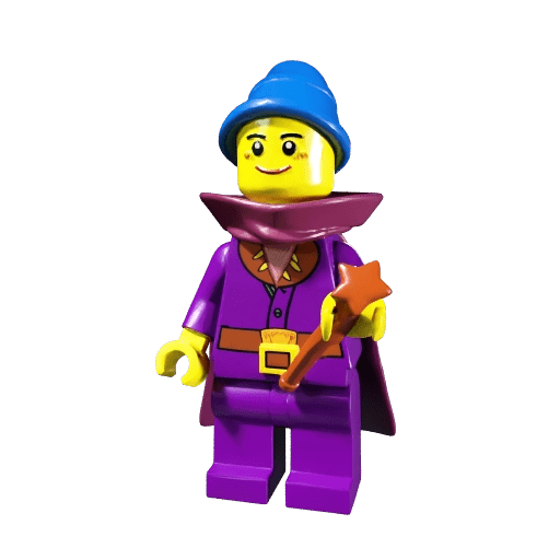 Brick Wizard Minifigure