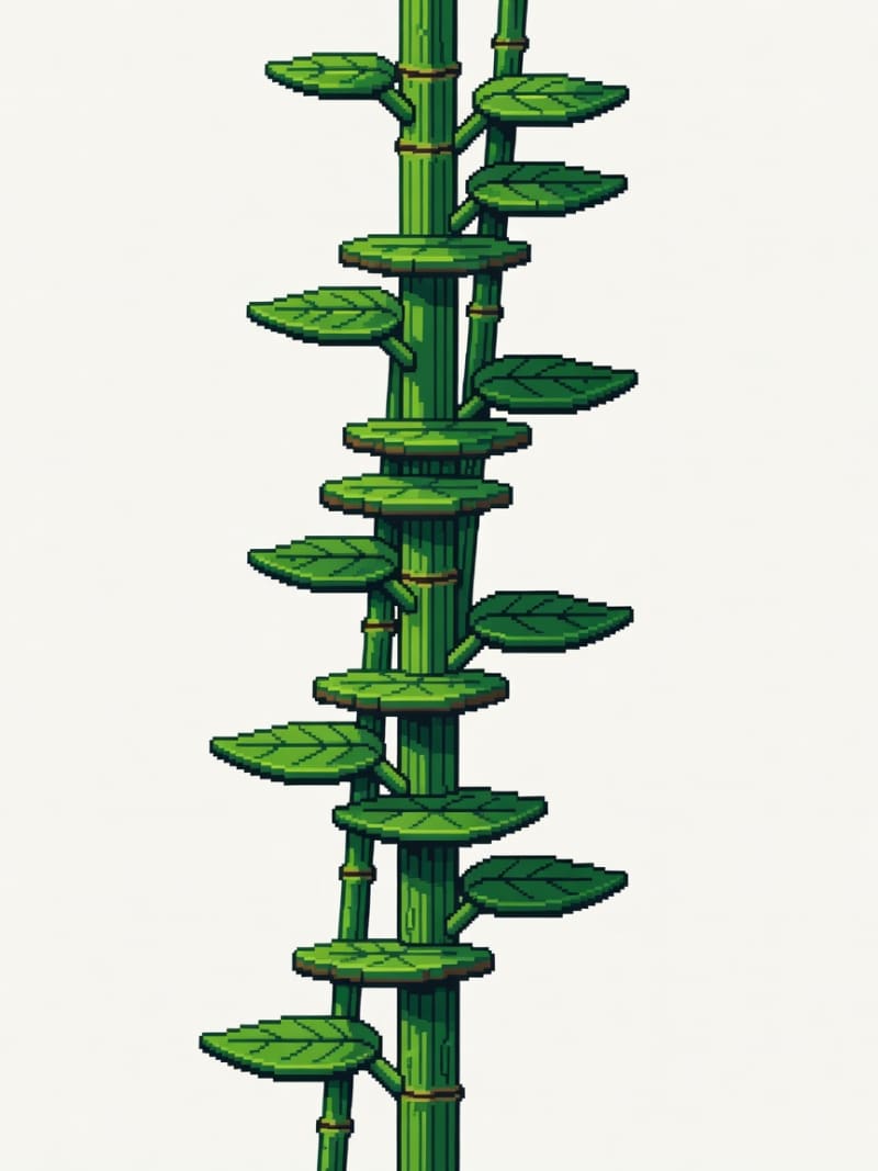 Stalk-and-Leaf Climbing Ladder (2 / 2)