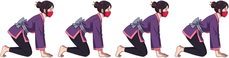 Kunoichi Mount Idle Frames (1 / 4)