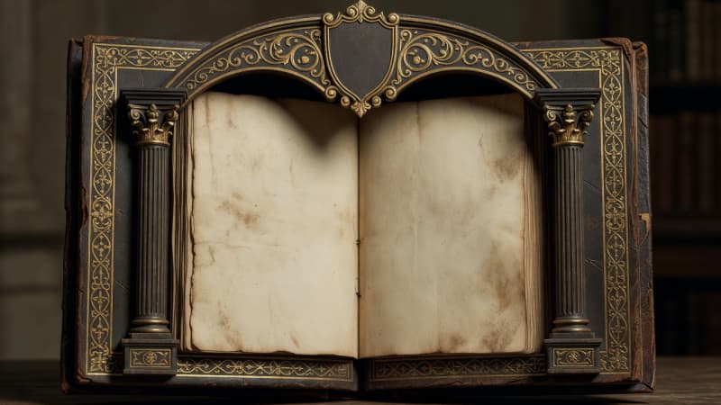 Geschichte - Book Frame UI Panel